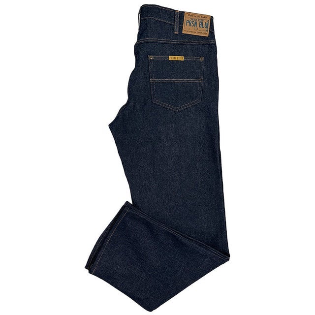 Prison Blues Men's Relaxed Fit Jean (5 Pockets) - Rigid Blue